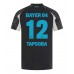 Maillot de foot Bayer Leverkusen Edmond Tapsoba #12 Troisième vêtements 2024-25 Manches Courtes